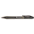 UNV39912 - Clear Barrel Roller Ball Retractable Gel Pen, Black Ink, Medium, Dozen