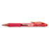 Universal&reg; Clear Barrel Retractable Gel Ink Roller Ball Pen