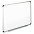 UNV43725 - Dry Erase Board, Melamine, 72 x 48, White, Black/Gray Aluminum/Plastic Frame