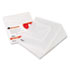 UNV50780 - Deluxe Locking Project File with CD-ROM Holder, 9 x 12, Poly, Clear, 25/Pack