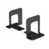 UNV54055 - Economy Bookends, Nonskid, 4 3/4 x 5 1/4 x 5, Heavy Gauge Steel, Black