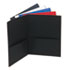 UNV56613 - Two-Pocket Portfolio, Embossed Leather Grain Paper, Assorted Colors, 25/Box