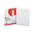 UNV61687 - Slash-Cut Pockets for Three-Ring Binders, Jacket, Letter, 11 Pt., White, 10/Pack