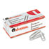UNV72220 - Smooth Paper Clips, Wire, Jumbo, Silver, 100/Box, 10 Boxes/Pack