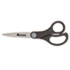 UNV92008 - Economy Scissors, 7" Length, Straight Handle, Stainless Steel, Black