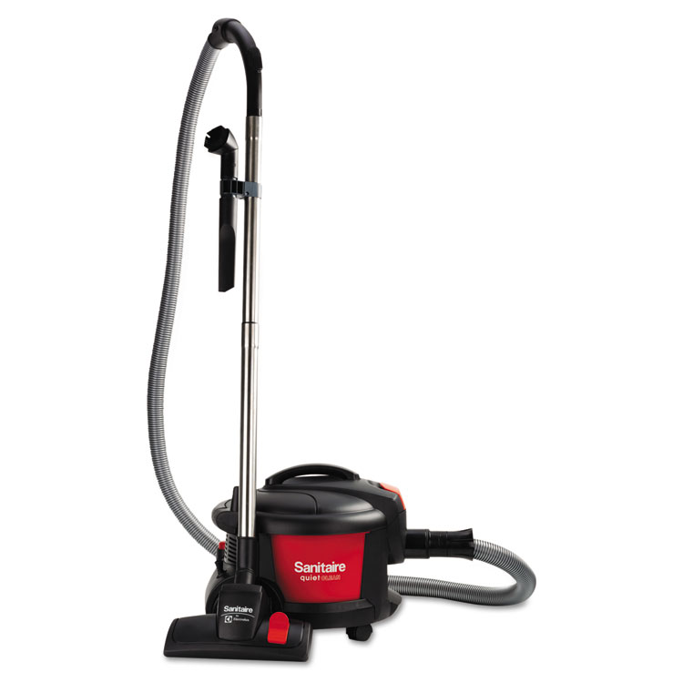 EXTEND TOP-HAT CANISTER VACUUM, 9 AMP, 11" CLEANING PATH, RED/BLACK redirect to product page