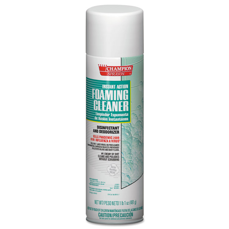 INSTANT ACTION FOAMING CLEANER/DISINFECTANT, 17OZ, AEROSOL, 12/CARTON redirect to product page