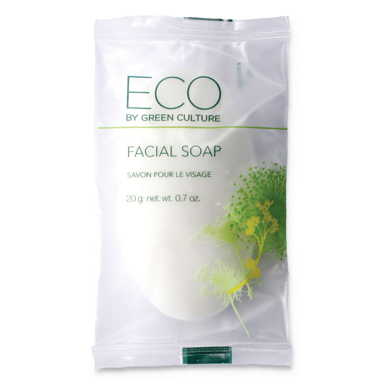 FACIAL SOAP BAR, CLEAN SCENT, 0.71 OZ PACK, 500/CARTON redirect to product page