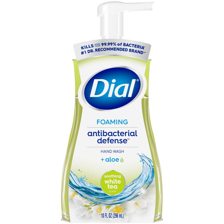 Antibacterial Foaming Hand Wash Refill, Soothing White Tea Scent, 10 oz, 8/Carton