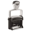 Trodat® Trodat Professional 12-Message Stamp, Dater, Self-Inking, 2 1/4 x 3/8, Black