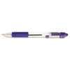 Zebra Z-Grip Retractable Ballpoint Pen, Blue Ink, Medium, Dozen