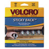 Velcro® Sticky-Back Hook and Loop Fastener Tape with Dispenser, 3/4 x 15 ft. Roll, Black
