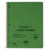 Oxford® Wirelock Subject Notebook, College/Med Rule, 8-1/2 x 11, WE, 100 Sheets