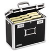 Vaultz® Locking File Tote Storage Box, Letter, 13-3/4 x 7-1/4 x 12-1/4, Black
