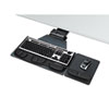 Fellowes® Professional Corner Executive Keyboard Tray, 19 x 14-3/4, Black