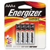 Energizer® MAX Alkaline Batteries, AAA, 4 Batteries/Pack