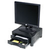 Kelly Computer Supply Monitor/Printer Stand w/2 Drawers,13 x 13 1/2 x 5 3/4, Black