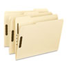Smead® Folder, Two Fasteners, 1/3 Cut Assorted, Top Tab, Letter, Manila, 50/Box