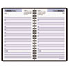 Recycled Daily Appointment Book, Black, 4 7/8