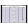 DayMinder® Recycled Weekly Appointment Book, Black, 8