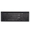 Kensington® Slim Type Standard Keyboard, 104 Keys, Black/Silver
