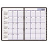 DayMinder® Recycled Monthly Planner, Black, 7 7/8