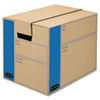 Bankers Box® SmoothMove Moving/Storage Box, Extra Strength, Small, 12w x 12d x 16h, Kraft