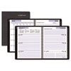 DayMinder® Recycled Executive Weekly/Monthly Planner, Black, 6 7/8