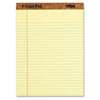 TOPS® The Legal Pad Legal Rule Perforated Pads, Letter Size, Canary, 50 Sht Pds, 12/Pk