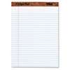 TOPS® The Legal Pad Legal Rule Perforated Pads, Letter Size, White, 50 Sht Pads, 12/Pk
