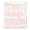 Paris Business Products CMS Forms, 2 Part Continuous White/Canary, 9 1/2 x 11, 1000 Forms
