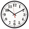 Chicago Lighthouse Quartz Slimline Clock, 12-3/4in, Black