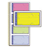 Adams® Wirebound Telephone Message Book, Two-Part Carbonless, 200 Forms