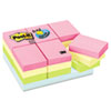 Pastel Notes Value Pack, 1 1/2 x 2, Assorted, 24 100-Sheet Pads/Pack
