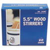 Royal Paper Wood Coffee Stirrers, 5-1/2