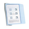 Durable® Sherpa® Sherpa Style Desk Reference System, 20 Sheet Capacity, Blue/Gray