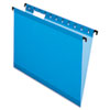 Pendaflex® SureHook™ Hanging File Folders, Letter, 1/5 Cut, Blue, 20/BX