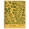Oxford® Autumn Leaf Wirebound Notebook, College/Med Rule, 8-1/2 x 11, White, 80 Sheets