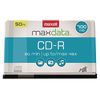 Maxell® CD-R Discs, 700MB/80min, 48x, Spindle, Silver, 50/Pack