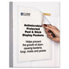 C-Line® Antimicrobial Peel and Stick Display Pockets, 8 1/2 x 11, 10/Pack
