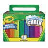 Crayola® Washable Sidewalk Chalk, 48 Assorted Bright Colors