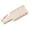 Softalk® Rotating 360 Telephone Cord Detangler, Almond