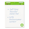 Post-it® Easel Pads Self-Stick Easel Pads, 25 x 30, White, Recycled, 2 30-Sheet Pads/Carton