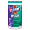 Clorox® Fresh Scent Disinfecting Wet Wipes, Cloth, 7 x 8, 75/Canister, 6/Carton