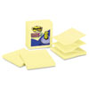 Post-it® Pop-up Notes Super Sticky Super Sticky Pop-Up Refills, 4 x 4, Canary Yellow, Lined, 5 90-Sheet Pads/Pack