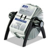 Durable® VISIFIX Rotary Business Card File Holds 400 4 1/8 x 2 7/8 Cards, Black/Silver