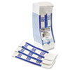 MMF Industries™ Self-Adhesive Currency Straps, Blue, $100 in Dollar Bills, 1000 Bands/Box