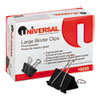 Universal® Large Binder Clips, Steel Wire, 1