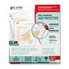 C-Line® Standard Weight Polypropylene Sheet Protector, Clear, 11 x 8 1/2, 50/BX