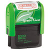 2000 PLUS® 2000 PLUS Green Line Message Stamp, Entered, 1 1/2 x 9/16, Red